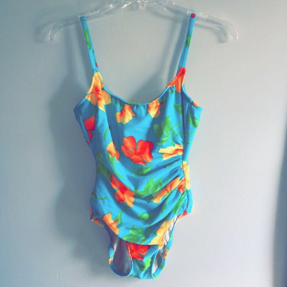 Bright Floral Bathsuit